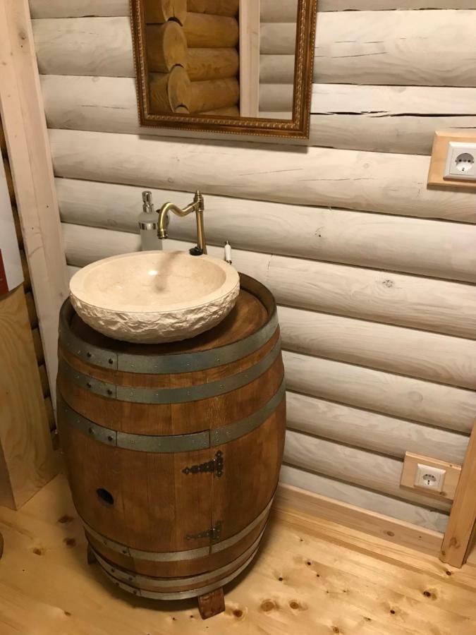 Wellness Huette Am Zwenkauer See Bei Leipzig Luaran gambar